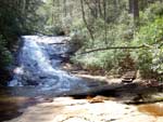 Helton Creek lower waterfall