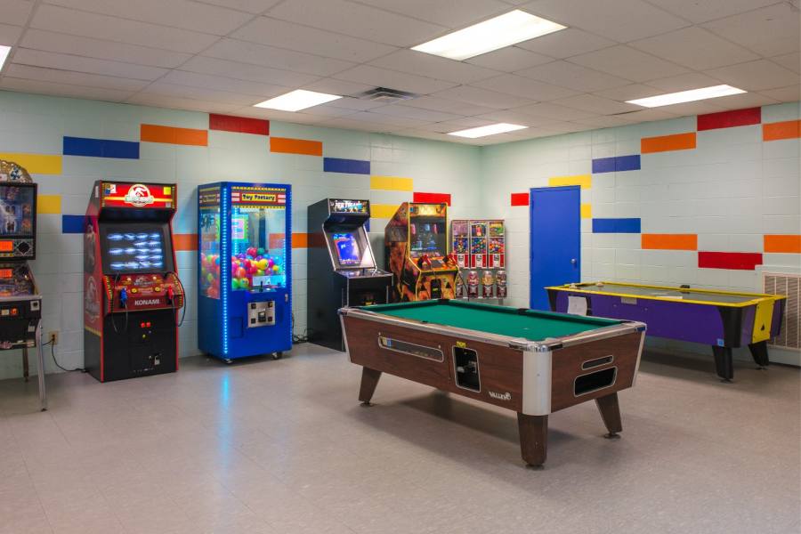 Game Room at Community Rec Center